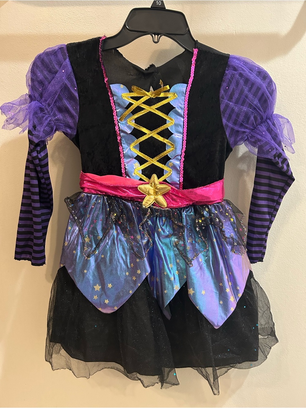 Girls Witch Costume Dress Size 4-6x